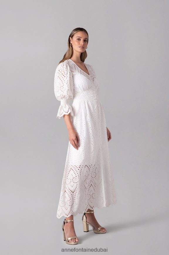 أحذية عبد اللطيف Anne Fontaine نحيف كعب فراني ذو كعب معدني مع زهور قابلة للإزالة ذهب T622DL49