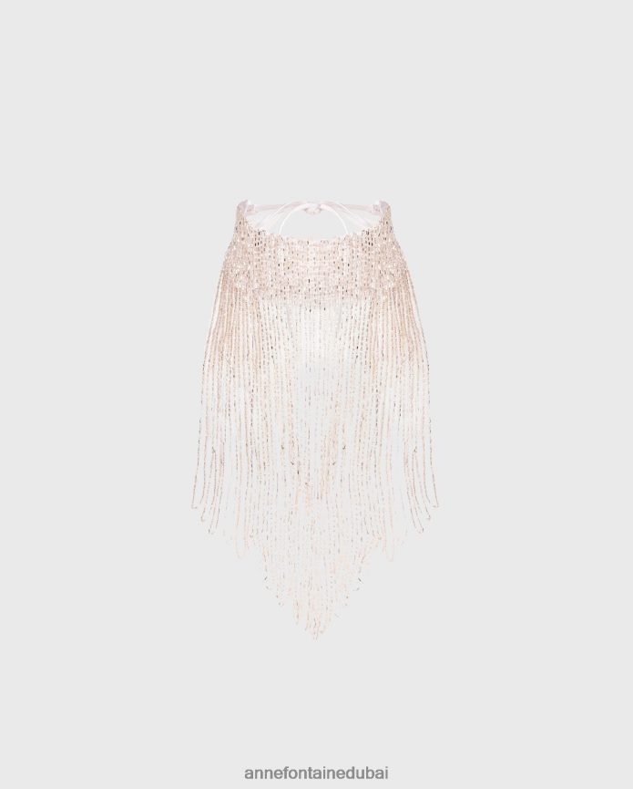 مُكَمِّلات عبد اللطيف Anne Fontaine نحيف طوق مطرز مستوحى من الكريستال أنيق T622DL523