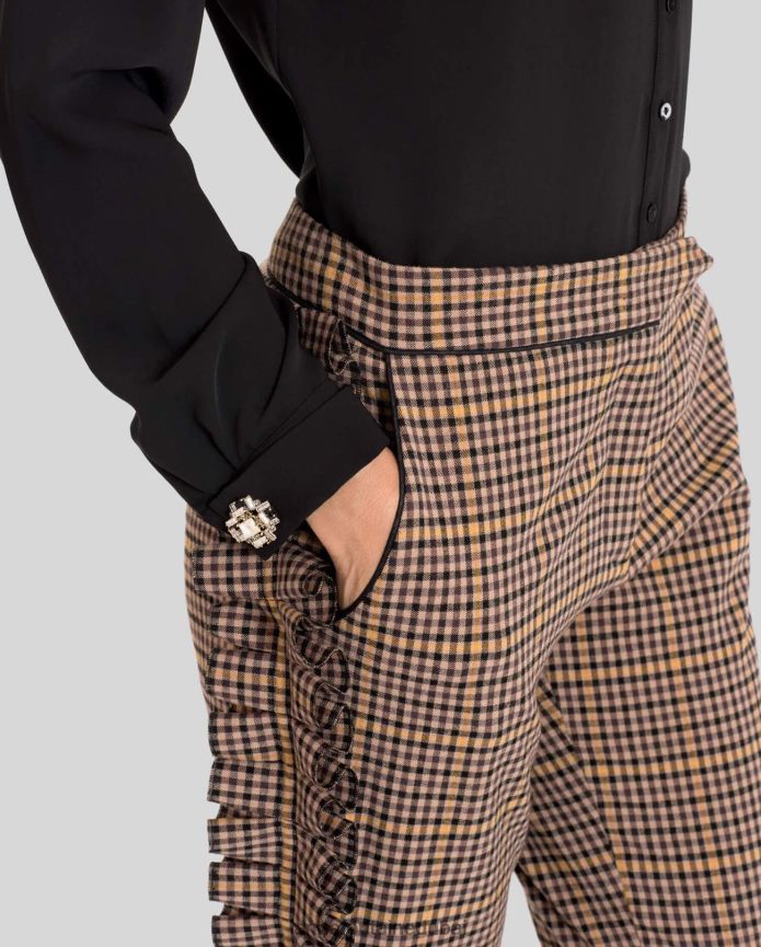 مُكَمِّلات عبد اللطيف Anne Fontaine نحيف أزرار أكمام وأزرار أكمام أولسن أسود/أبيض T622DL562