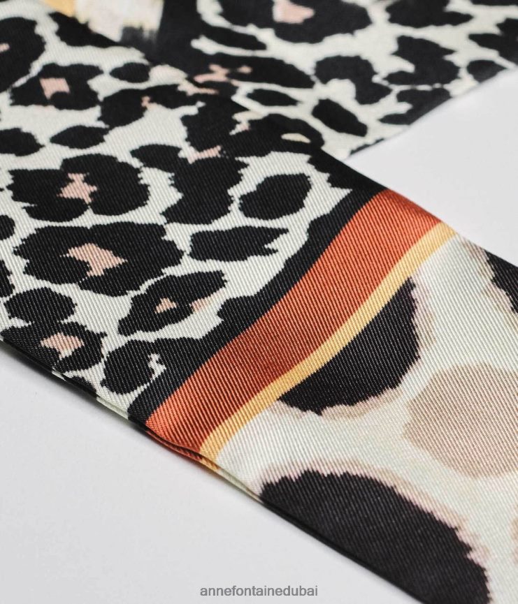 مُكَمِّلات عبد اللطيف Anne Fontaine نحيف تاتوم وشاح التعادل وشاح الحرير أنيق T622DL629