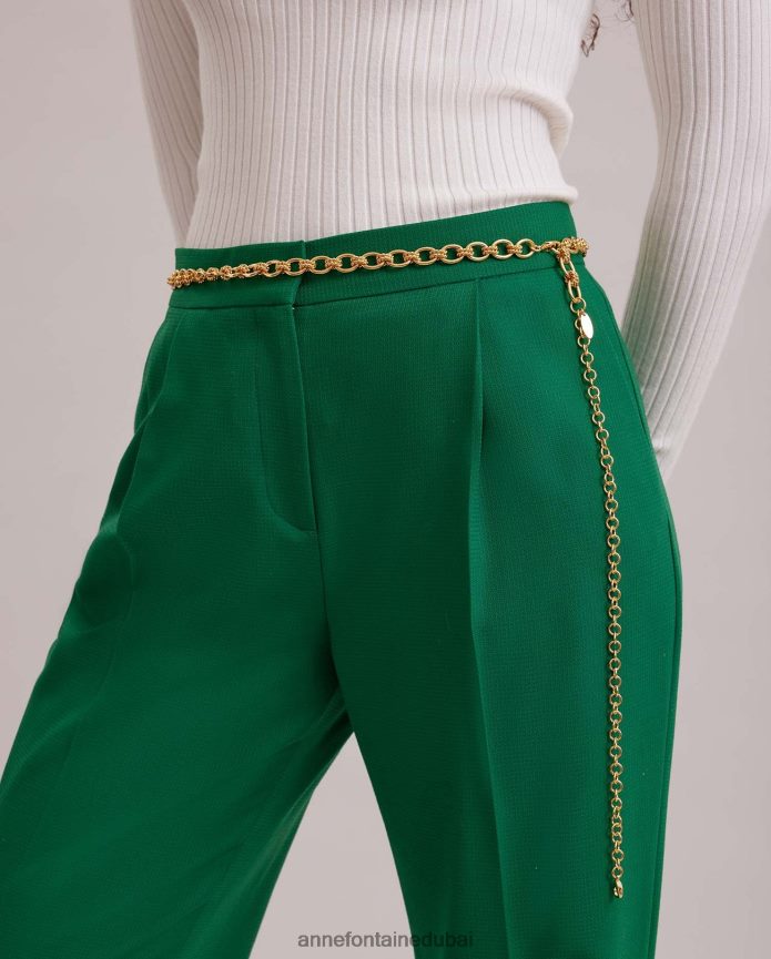 مُكَمِّلات عبد اللطيف Anne Fontaine نحيف حزام جوديل قابل للتعديل حزام سلسلة الارتباط ذهب T622DL675