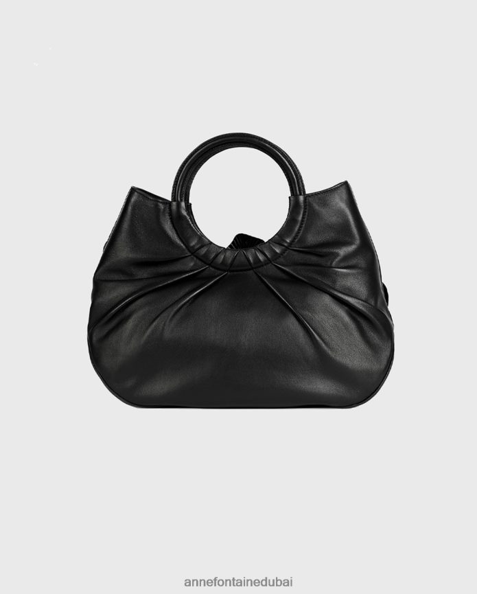 أكياس عبد اللطيف Anne Fontaine نحيف حقيبة يد سكارليت أيقونة حقيبة يد مميزة بمقابض علوية زهري T622DL695
