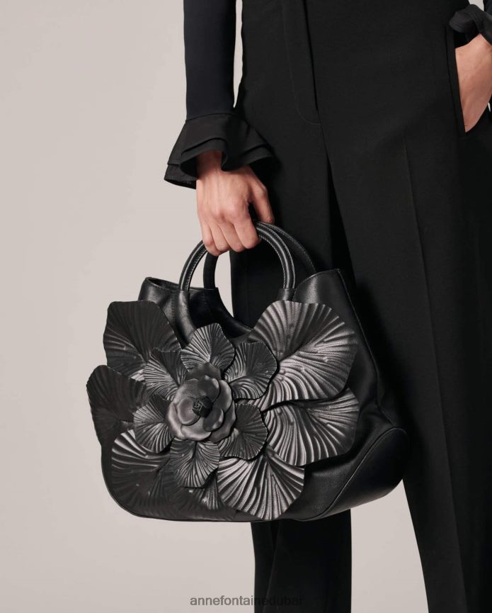 أكياس عبد اللطيف Anne Fontaine نحيف حقيبة يد سكارليت أيقونة حقيبة يد مميزة بمقابض علوية زهري T622DL695