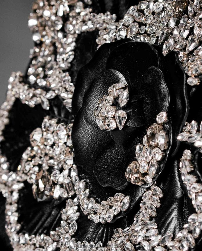 أكياس عبد اللطيف Anne Fontaine نحيف حقيبة يد سكارليت ستار كريستال حقيبة يد مميزة مرصعة بالكريستال زهري T622DL697