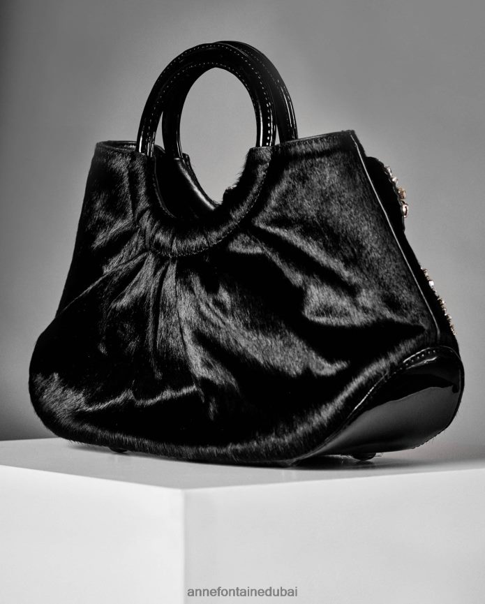 أكياس عبد اللطيف Anne Fontaine نحيف حقيبة يد سكارليت ستار كريستال حقيبة يد مميزة مرصعة بالكريستال زهري T622DL697